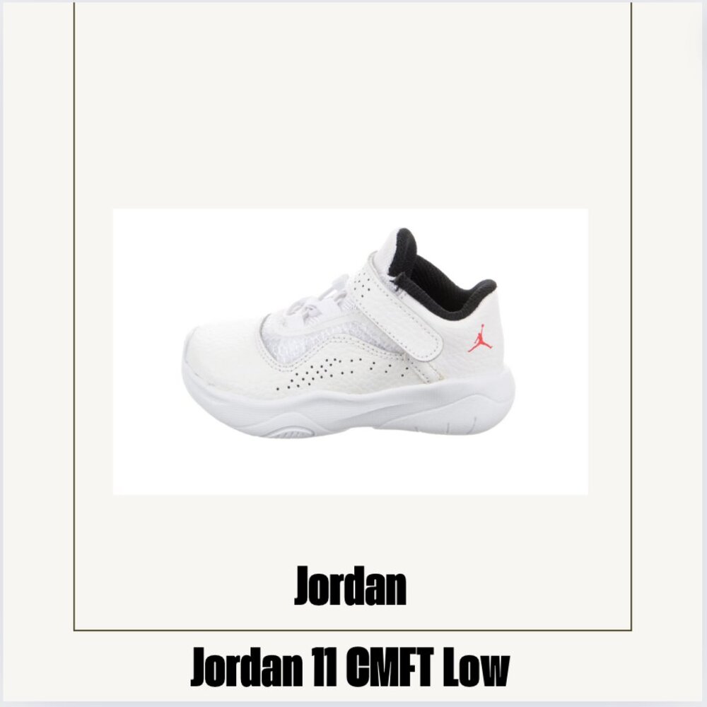 Brand New, Toddlers' white leather Jordan 11 CMFT low top sneakers, 5C